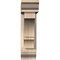 Ekena Millwork Balboa Traditional Smooth Bracket w/ Offset Brace, Douglas Fir, 5 1/2"W x 20"D x 20"H BKT0604X20X20BOA01SDF - alternate 2
